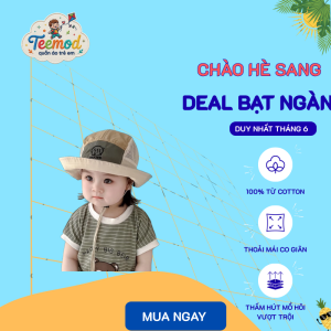 Mũ Tai Bèo Trẻ Em Chống Nắng – Thoáng Khí, Dễ Thương, Bảo Vệ Bé Mọi Hoạt Động Ngoài Trời