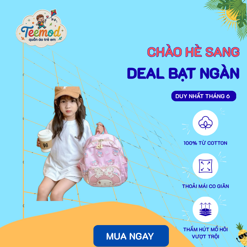 Balo Hồng Hoạt Hình Bé Gái Dễ Thương – Người Bạn Đồng Hành Đáng Yêu Cho Bé